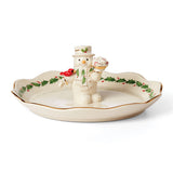 Lenox Happy Holly Days Snowman Treat Dish