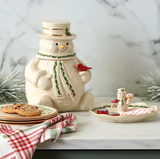 Lenox Happy Holly Days Snowman Treat Dish