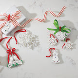 Lenox Silver Jeweled Santa Ornament