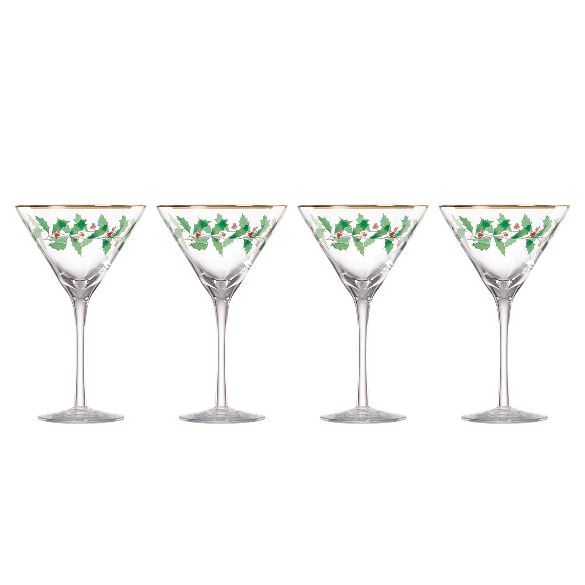 Lenox Holiday 4-Piece Martini Glass Set