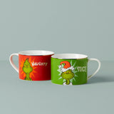 Lenox Merry Grinchmas Naughty & Nice Mug Set