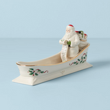 Lenox Holiday Santa's Sleigh Cracker Tray