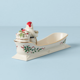 Lenox Holiday Santa's Sleigh Cracker Tray