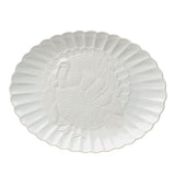 Lenox French Perle Carved Turkey Platter