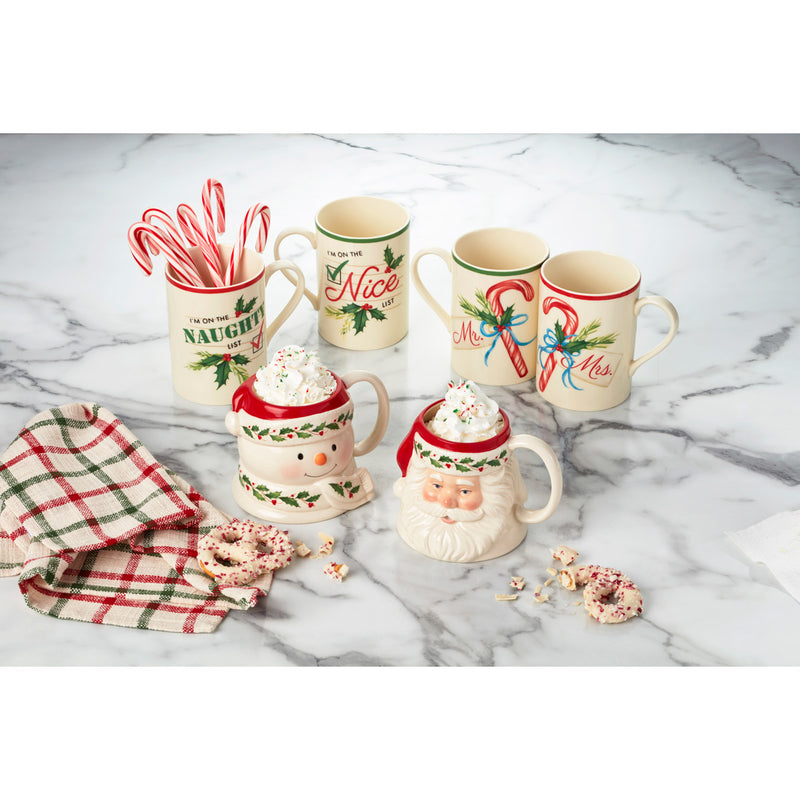 Lenox Holiday Santa Mug