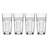 Lenox Reed & Barton Tempo Crystal Highball Glasses - Set of 4