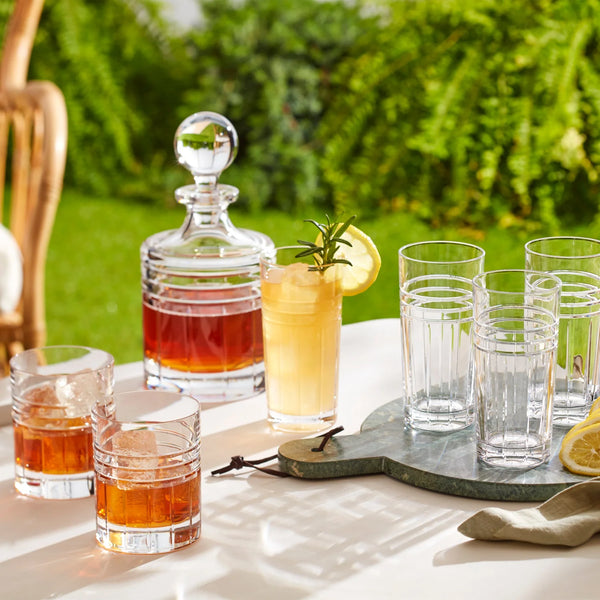 Lenox Reed & Barton Tempo Crystal Highball Glasses - Set of 4