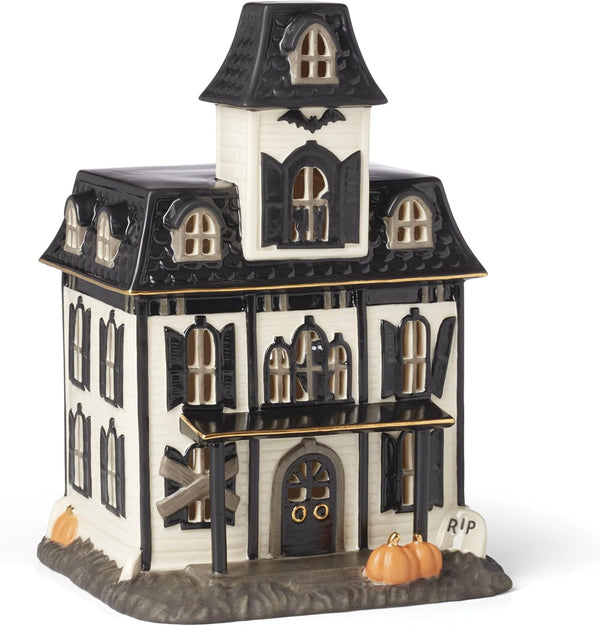 Lenox Vintage Halloween Light-Up House Figurine