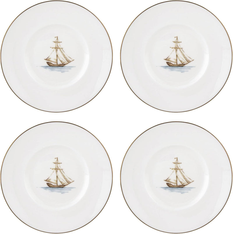 Lenox British Colonial Tradewind Dessert Plates - Set of 4