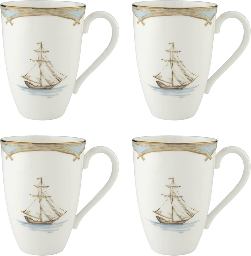 Lenox British Colonial Tradewind Mugs - Set of 4