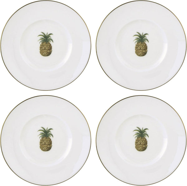 Lenox British Colonial Bamboo Dessert Plates - Set of 4