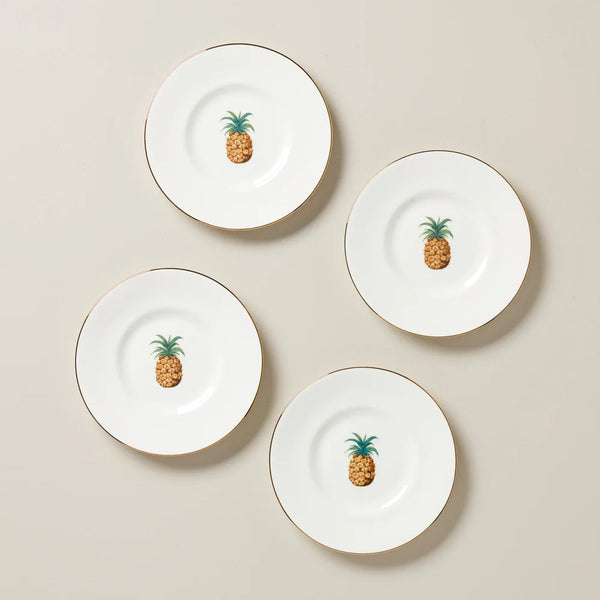 Lenox British Colonial Bamboo Dessert Plates - Set of 4