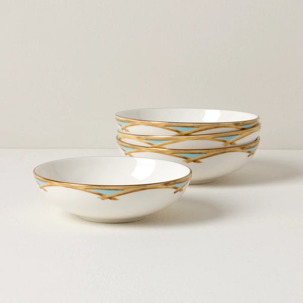 Lenox British Colonial Bamboo Fruit Bowls - Set of 4