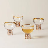 Lenox Tuscany Classics Gold Frost Coupe Glasses - Set of 4
