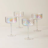 Lenox Tuscany Classics Iridescent Coupe Glasses - Set of 4