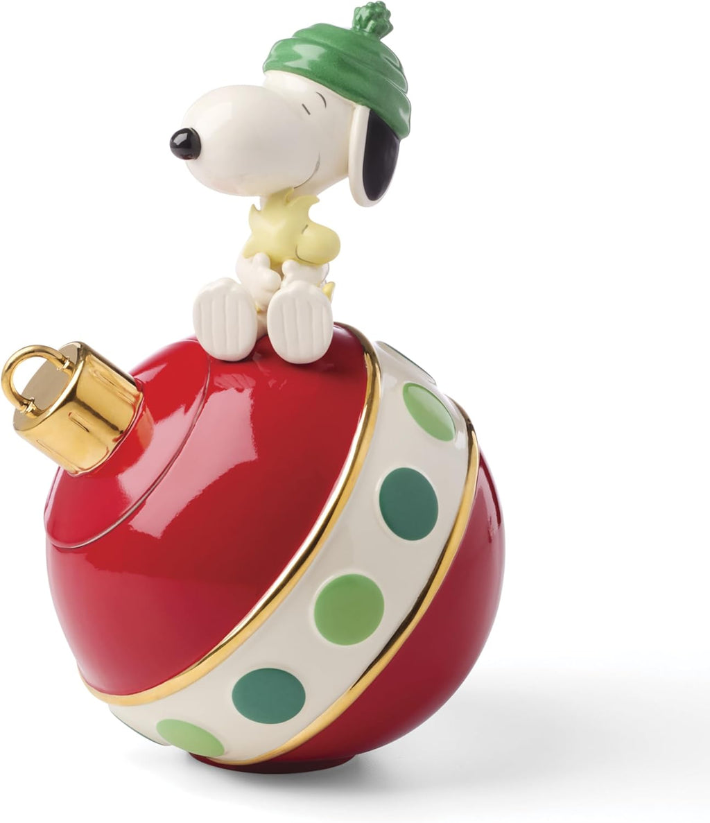【LENOX 】レノックス　クリスマス スヌーピ　Snoopy Peanuts Snoopy Lenox Snoopy's Holiday Nest Christmas Figurine