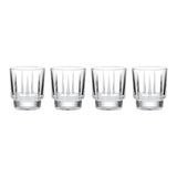 Reed and Barton Estate Crystal Double Old Fashion Glasses - Set of 4