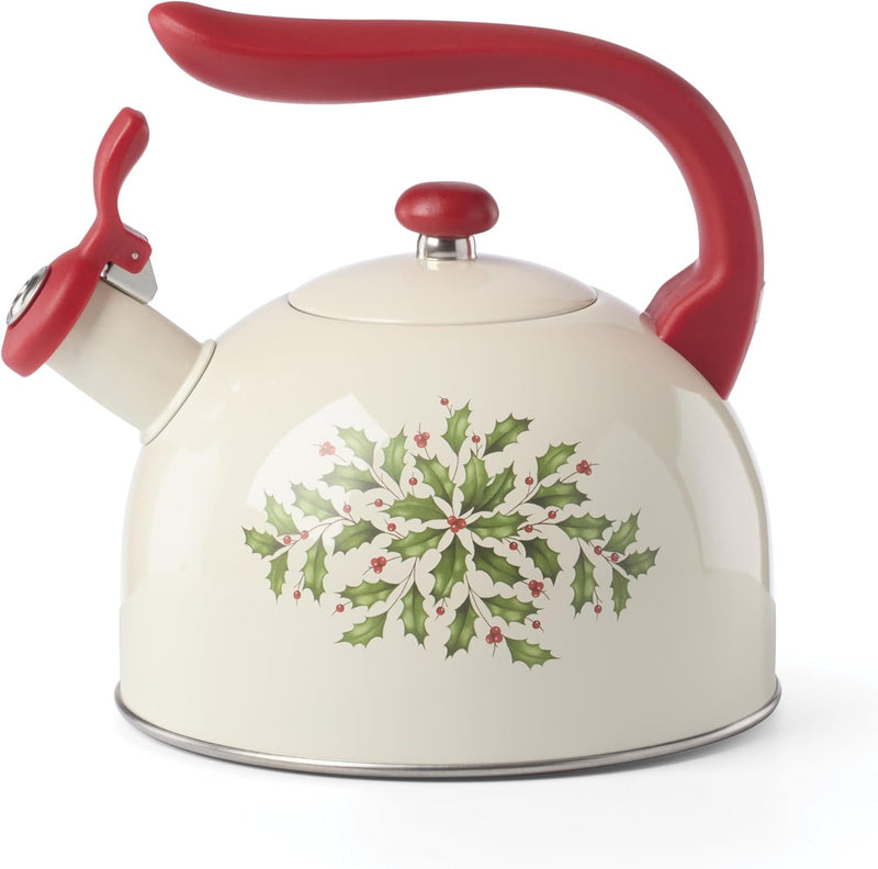 Lenox Holiday Metal Tea Kettle