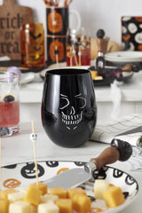 Lenox Oneida Vintro Halloween Stemless Wine Glasses - Set of 4