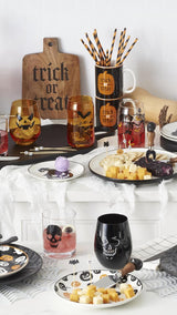 Lenox Oneida Vintro Halloween Stemless Wine Glasses - Set of 4