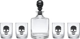 Lenox Oneida Vintro Halloween Skeleton Whiskey Glasses - Set of 5