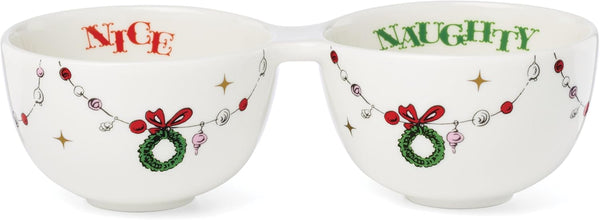 Lenox Merry Grinchmas Naughty & Nice Dip Bowls