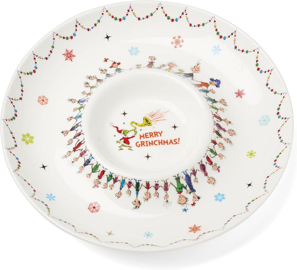 Lenox Merry Grinchmas Chip & Dip Tray