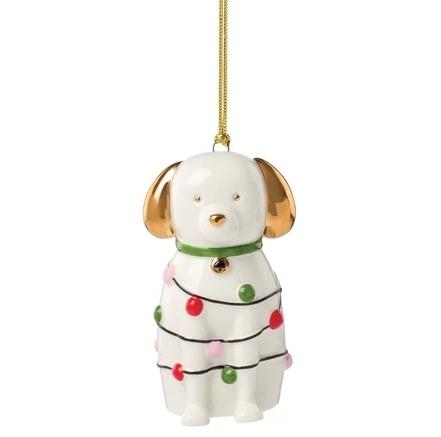 Kate Spade Be Jolly Dog Ornament