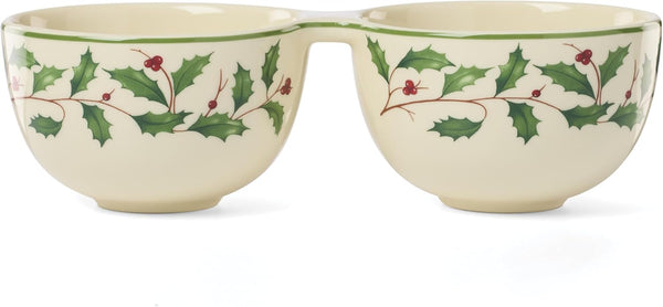 Lenox Holiday Double Dip Bowl