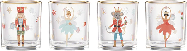 Lenox Nutcracker Ballet Whiskey Glasses - Set of 4