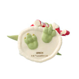 Lenox Grogu with Candy Cane Ornament
