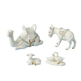 Lenox Holiday Miniature Nativity Animals 4-Piece Set