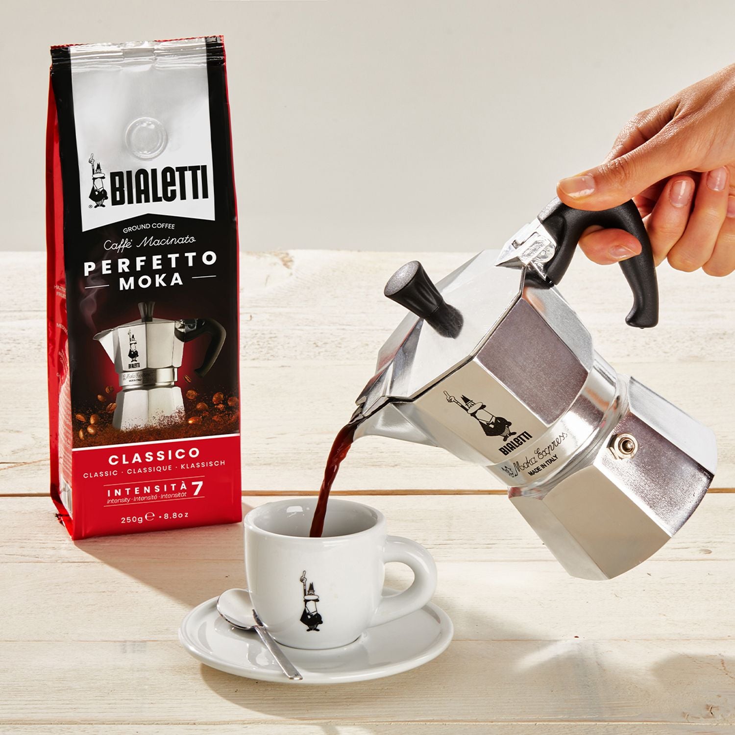 Bialetti Perfetto Moka Classico Coffee Grounds - 8.8 oz.