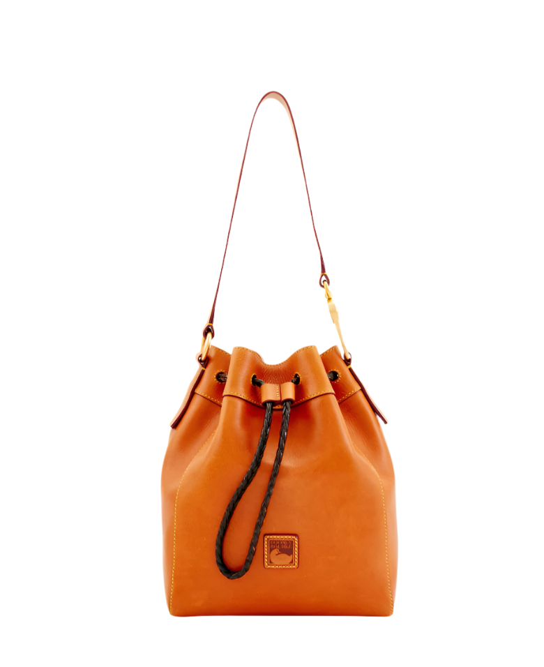 Dooney & Bourke Florentine Hattie Drawstring Bucket Handbag – ShopCGX