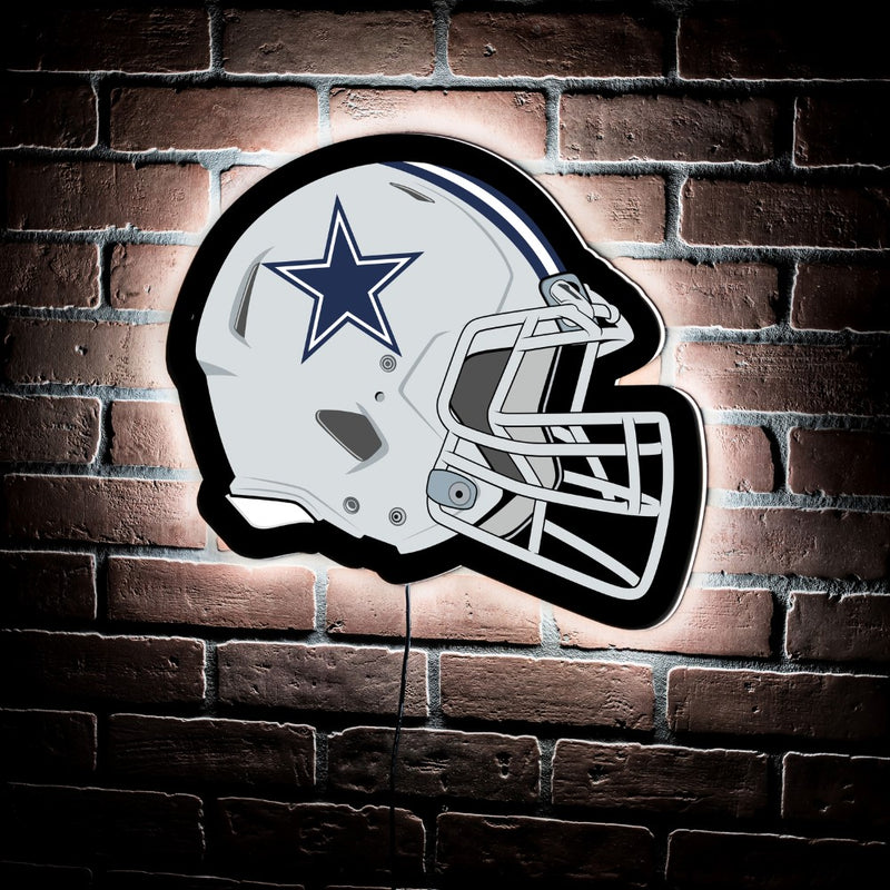 Evergreen Dallas Cowboys Helmet 19" x 15" LED Lighted Sign