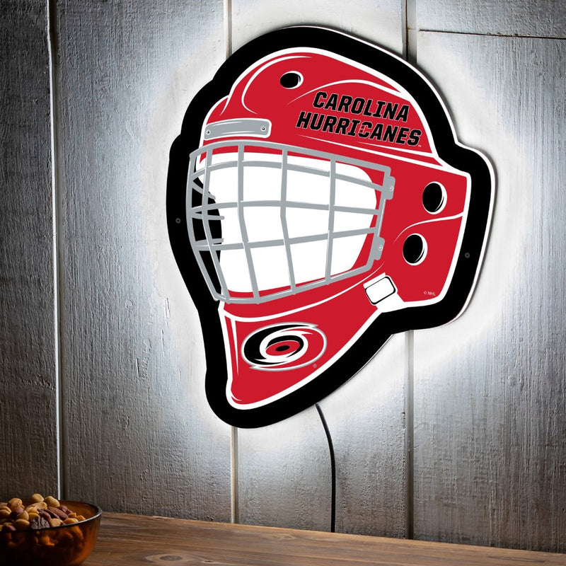 Evergreen Carolina Hurricanes Helmet 19" x 15" LED Lighted Sign