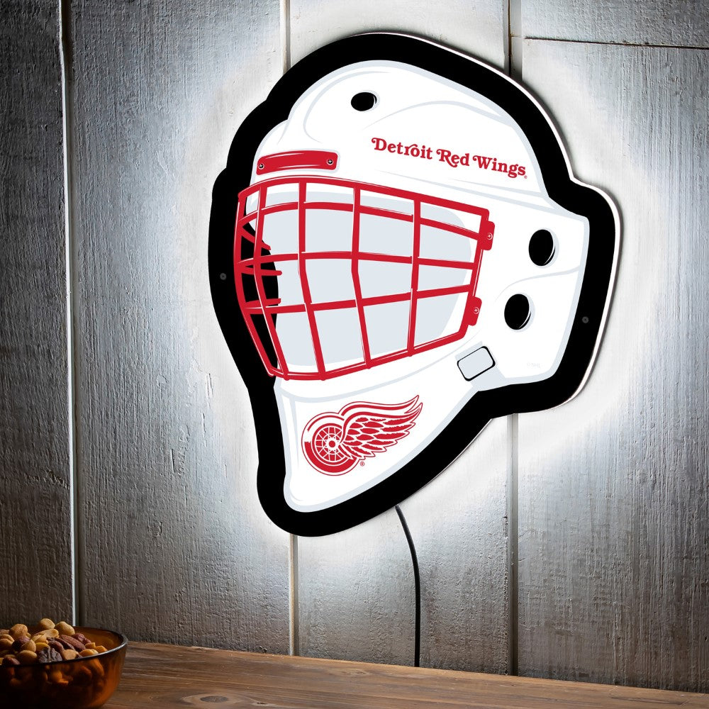 Evergreen Detroit Red Wings Helmet 19" x 15" LED Lighted Sign