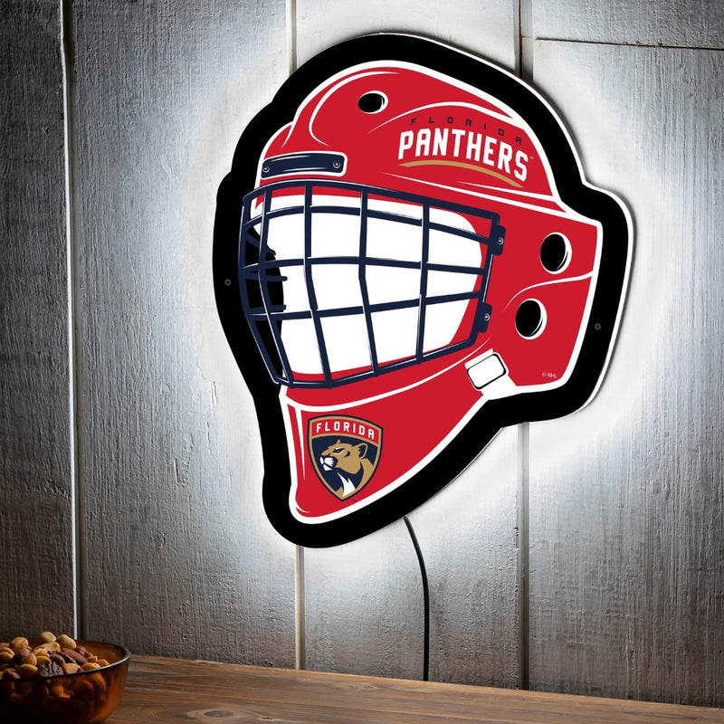 Evergreen Florida Panthers Helmet 19" x 15" LED Lighted Sign