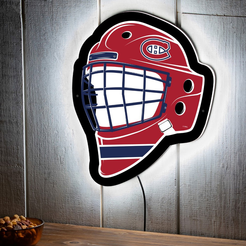 Evergreen Montreal Canadiens Helmet 19" x 15" LED Lighted Sign