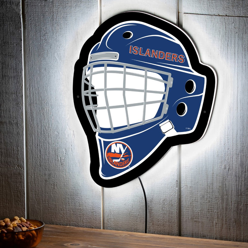 Evergreen New York Islanders Helmet 19" x 15" LED Lighted Sign