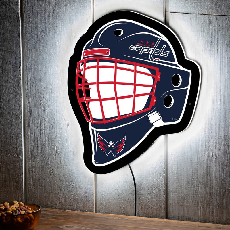 Evergreen Washington Capitals Helmet 19" x 15" LED Lighted Sign