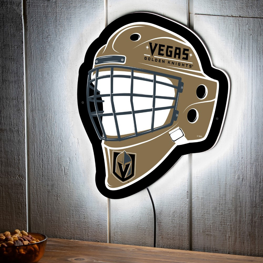 Evergreen Las Vegas Golden Knights Helmet 19" x 15" LED Lighted Sign