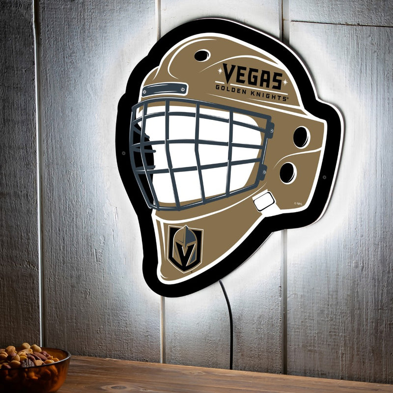 Evergreen Las Vegas Golden Knights Helmet 19" x 15" LED Lighted Sign