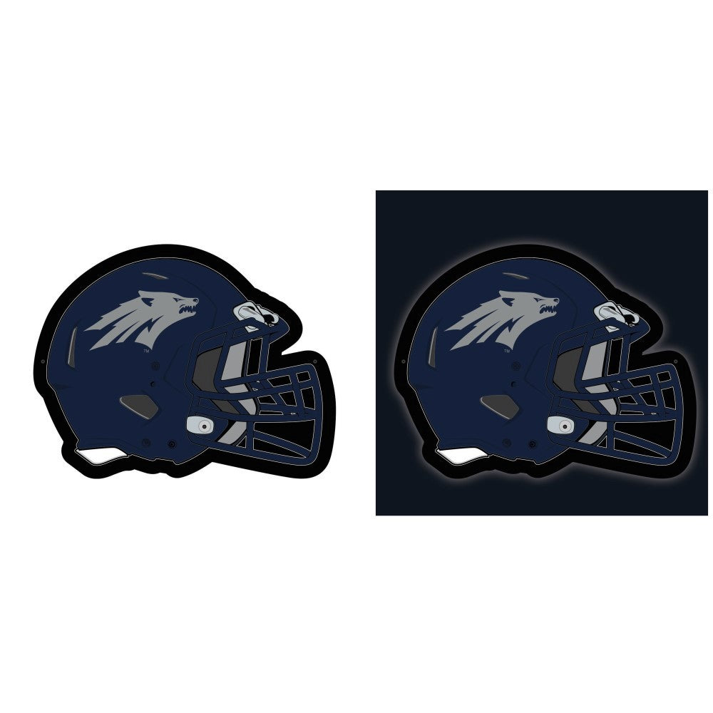 Evergreen University of Nevada Helmet 19" x 15" LED Lighted Sign