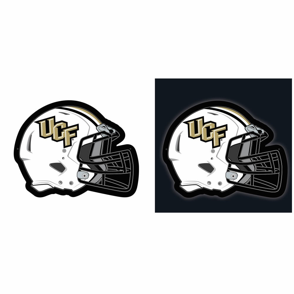 Evergreen University of Central Florida Helmet 19" x 15" LED Lighted Sign