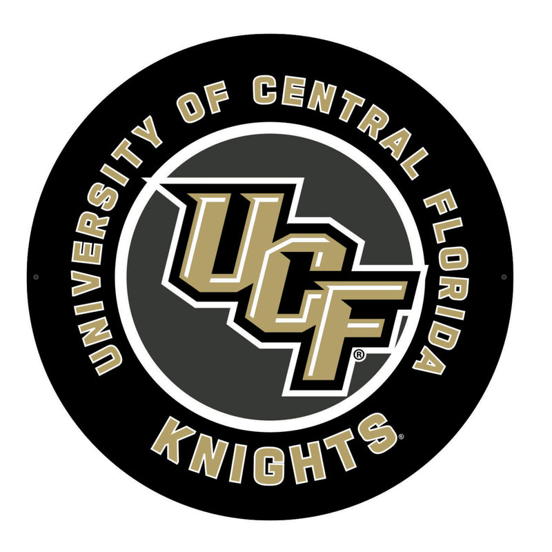 Evergreen University of Central Florida Round 23" LED Lighted Sign