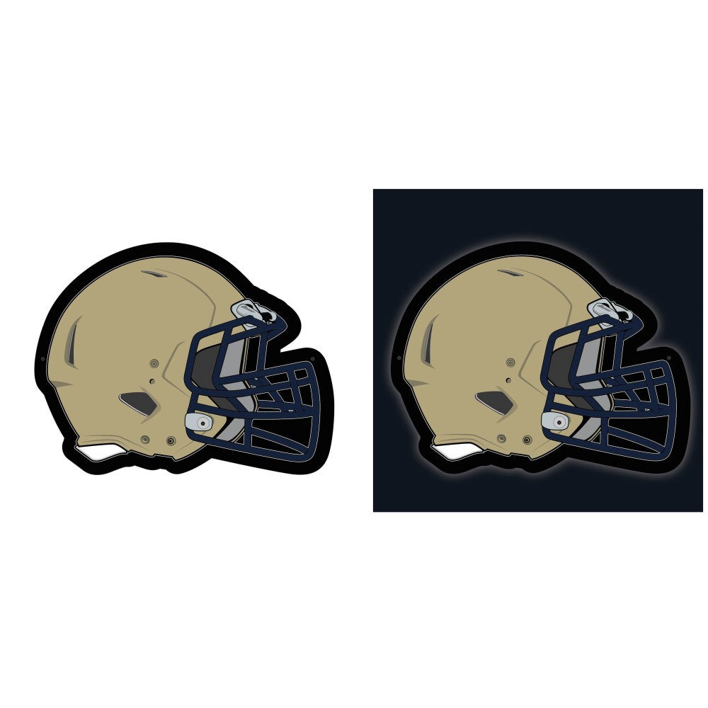 academy football helmet Evergreen US Naval Academy Helmet 19" x 15" LED Lighted Sign – ShopCGX