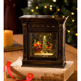 Evergreen LED Spinning Water Fireplace