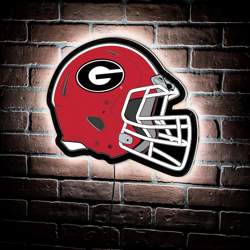 Evergreen University of Georgia Helmet 19" x 15" LED Lighted Sign