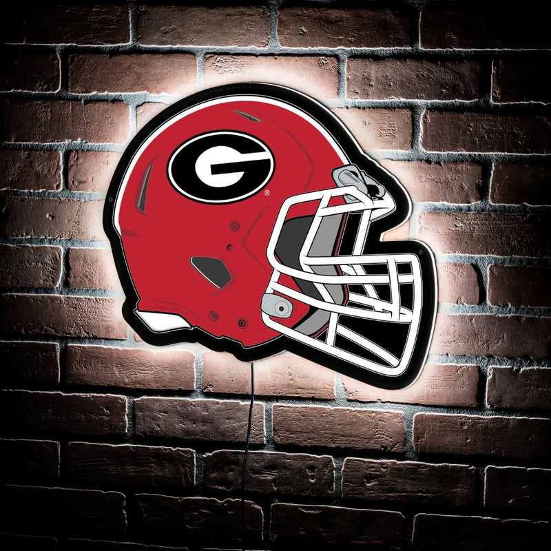Evergreen University of Georgia Helmet 19" x 15" LED Lighted Sign